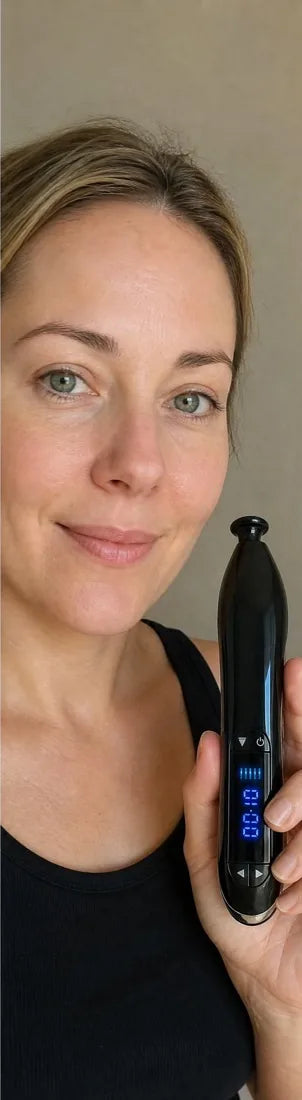Caroline P., after Day 90: rosacea flushing